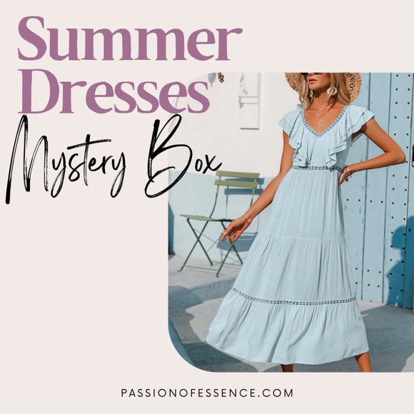 5 Pcs Mystery Box Stylish Sundresses Collection - Picture 1 of 7